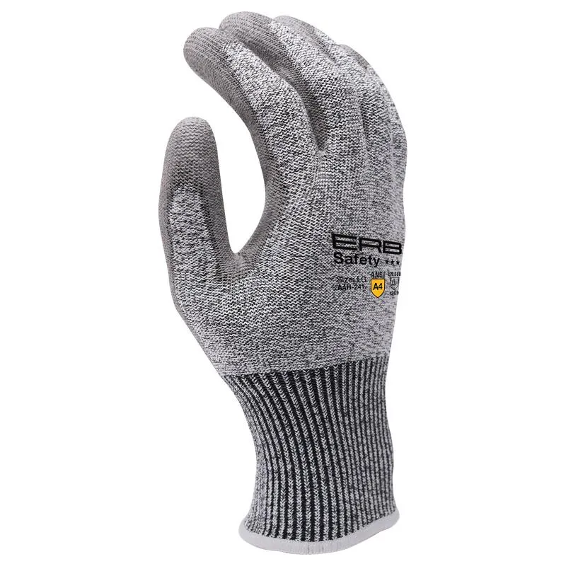 A4H-241 HPPE Cut Glove with PU Coating 12pair