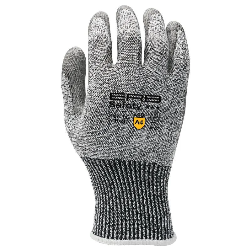 A4H-241 HPPE Cut Glove with PU Coating 12pair