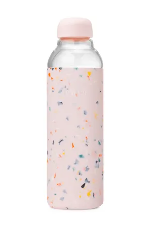 Blush Confetti Terrazzo Glass Bottle 591ml