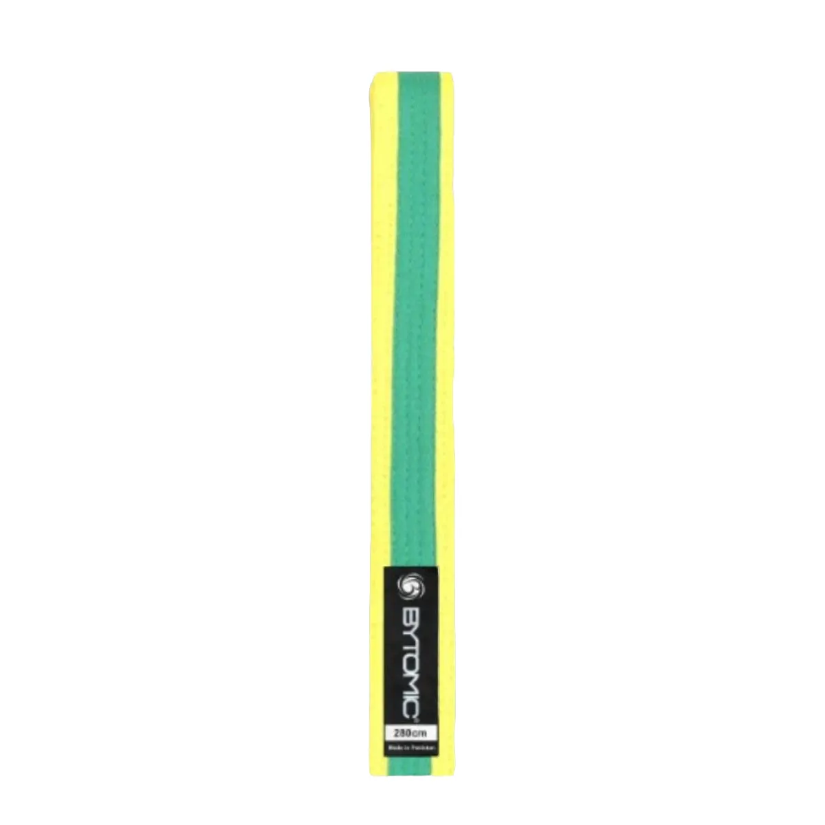 Bytomic Coloured Stripe Martial Arts Belt Yellow/Green