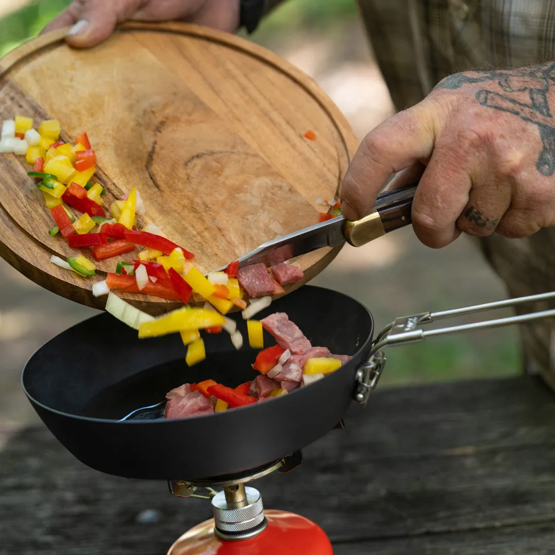 High-Quality Carbon Steel Skillet for Cooking