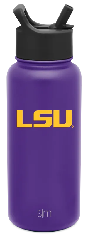 Collegiate Summit Water Bottle with Straw Lid