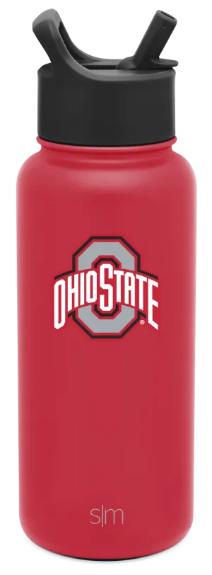 Collegiate Summit Water Bottle with Straw Lid