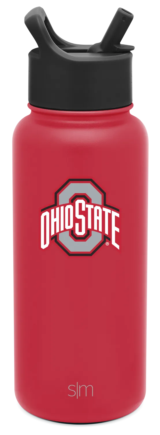 Collegiate Summit Water Bottle with Straw Lid