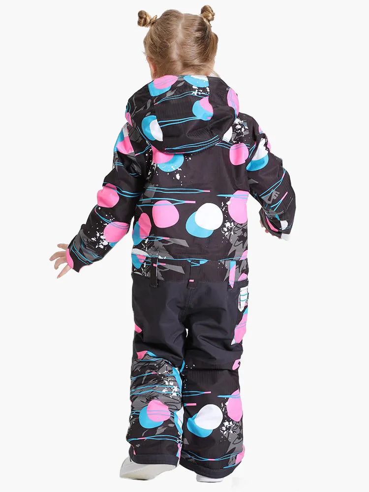 Colored balls Kids  Snowboard Suit