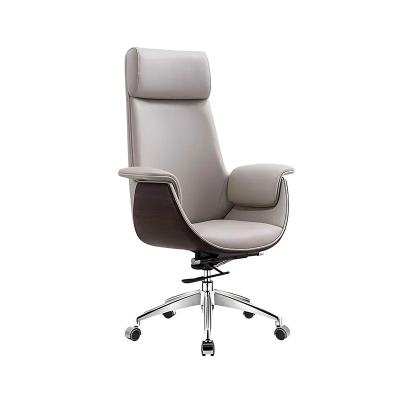 Comfortable Adjustable PU Leather Office Chairs with Headrests LBY-K001