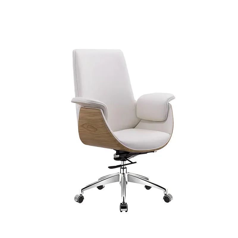 Comfortable Adjustable PU Leather Office Chairs with Headrests LBY-K001