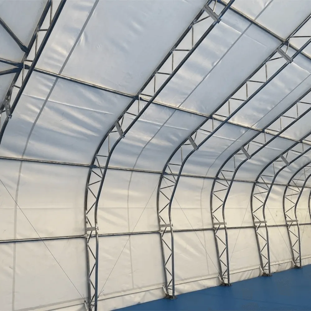 Double Truss Storage Shelter W50'xL80'xH23'