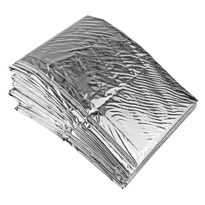 Emergency Mylar Foil Rescue Blanket 52" x 84"