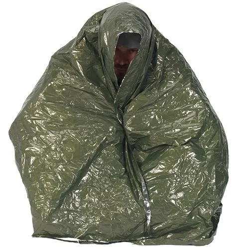 Emergency Survival - Blanket, Olive-Silver