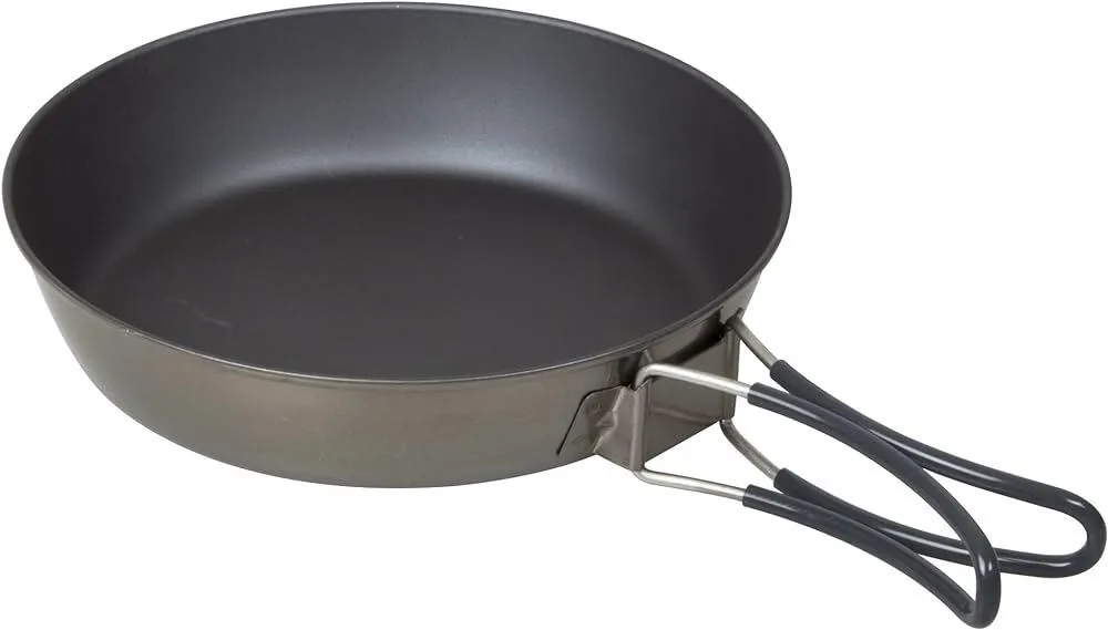 Evernew Titanium Ti NS Non-Stick Fry Pan 7.3 Inch w/Insulated Handles ECA442