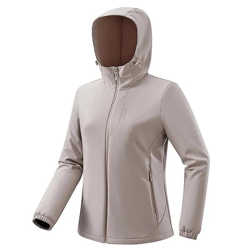 Fleece Softshell Hiking Jacket With Water Resistance Effect - SF1851