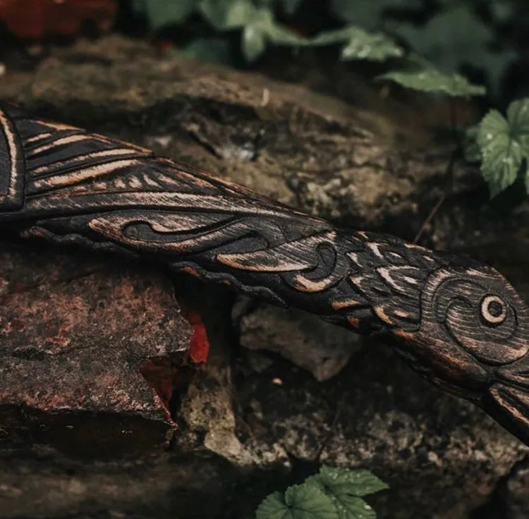 Hand forged axe - RAVEN