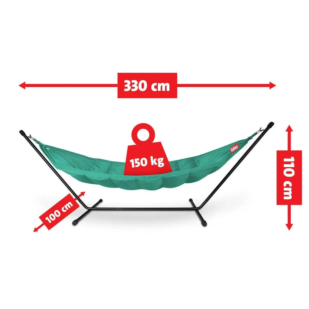 Headdemock Hammock Deluxe incl Pillow & Cover - Fatboy