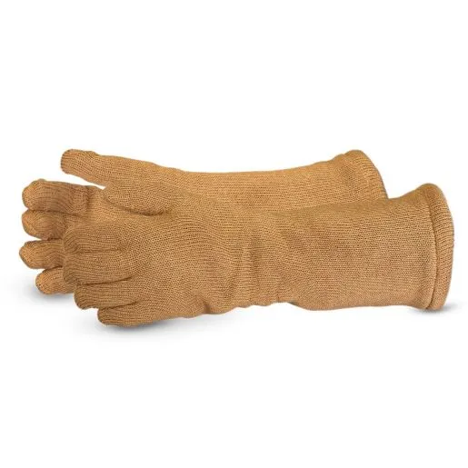 Heat Resistant Gloves - Superior Glove Dragon Kevlar/PBI Ambidextrous Hand Nylon Lining 18 inch Length 608 deg F Maximum PBI83518