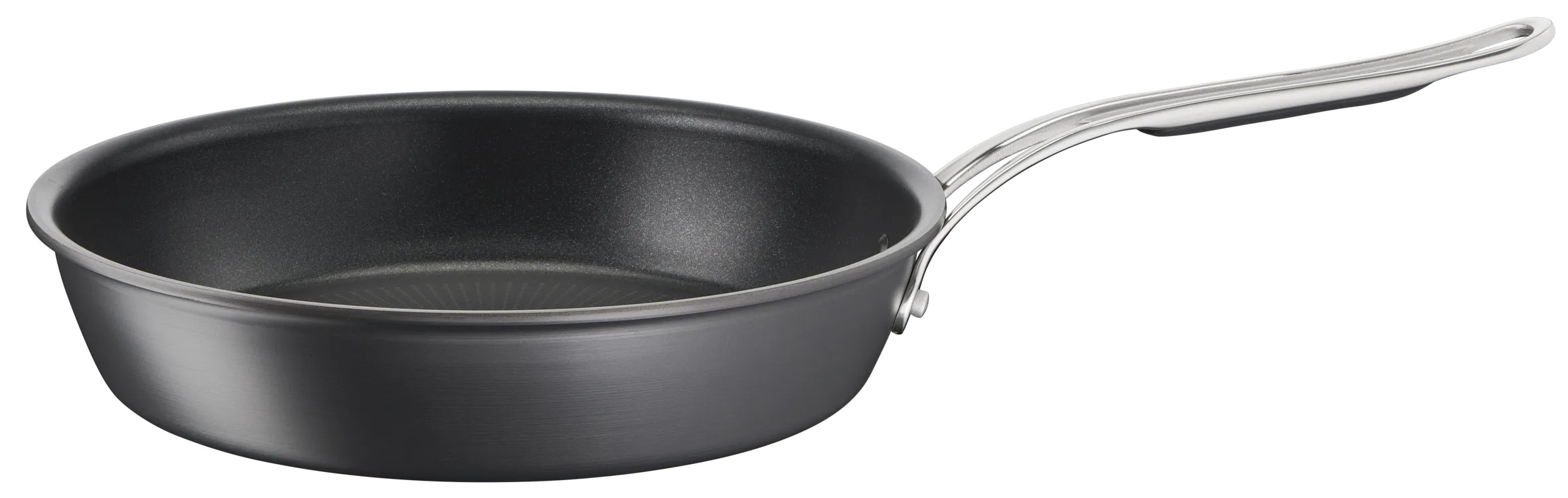 Jamie Oliver by Tefal Cooks Classic Non-Stick Induction Hard Anodised Twinpack Frypan Set 24/28cm