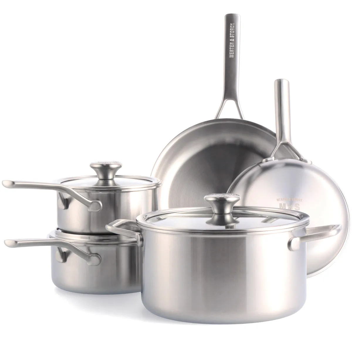 Merten & Storck Stainless Steel 8-Piece Premium Cookware Set