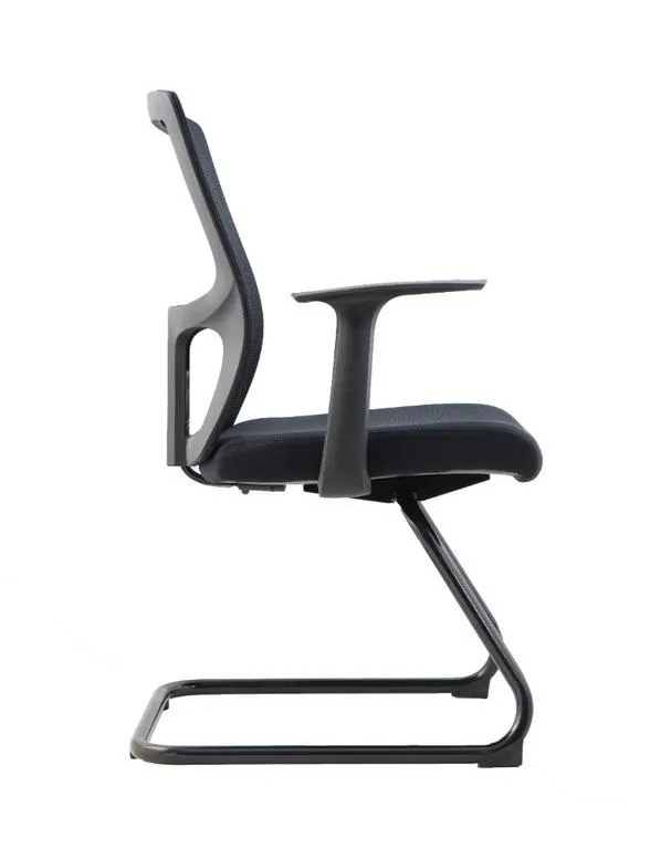 Mesh Cantilever Visitor Chair with Steel Legs for Office, Reception, Shops and Home