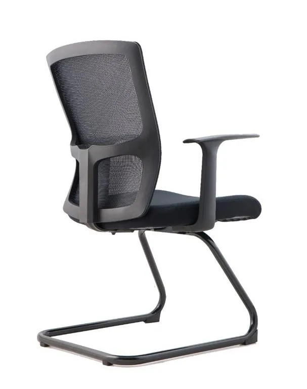 Mesh Cantilever Visitor Chair with Steel Legs for Office, Reception, Shops and Home