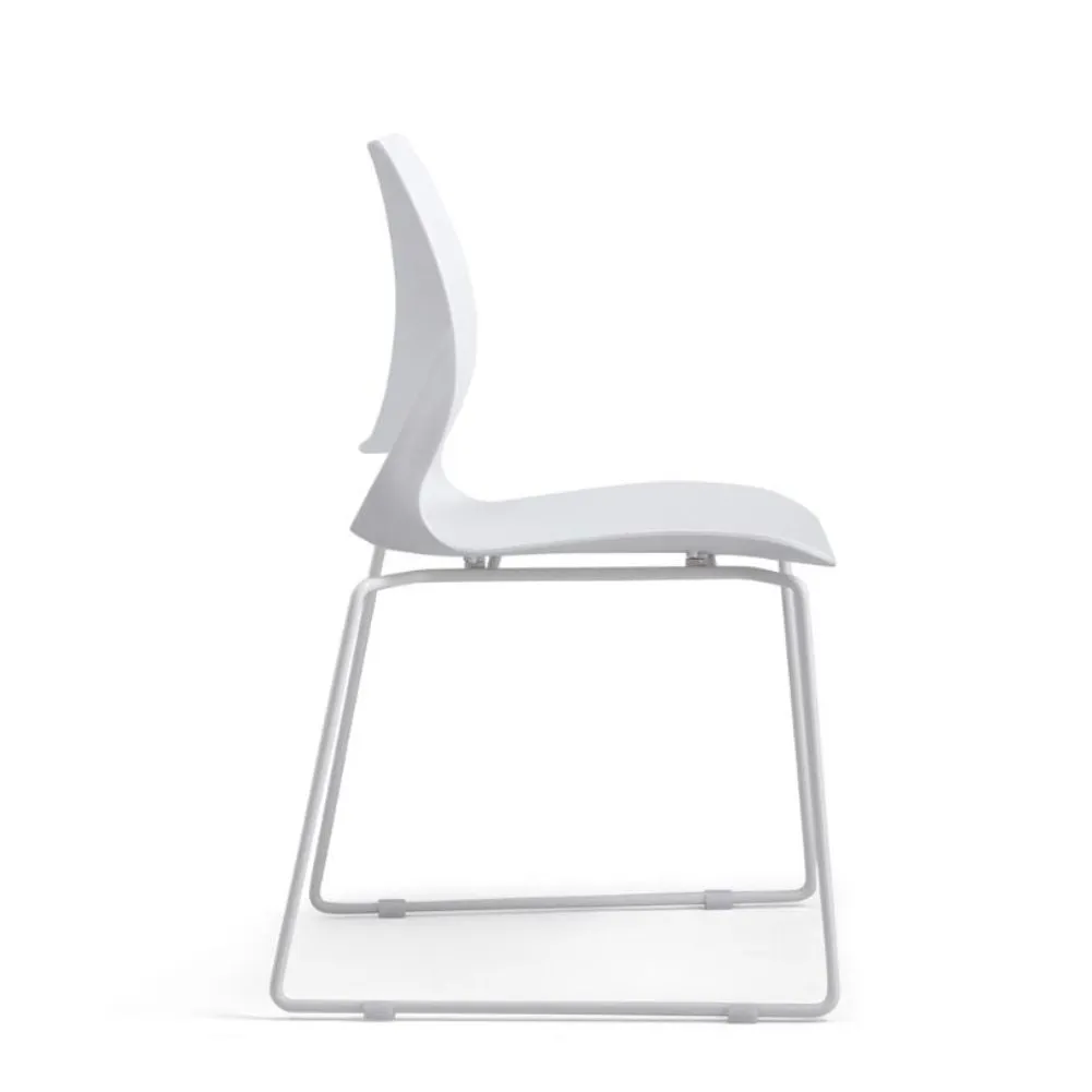 Modern Design Visitor Chair Steel Legs for Lobby, Office, Schools and Home