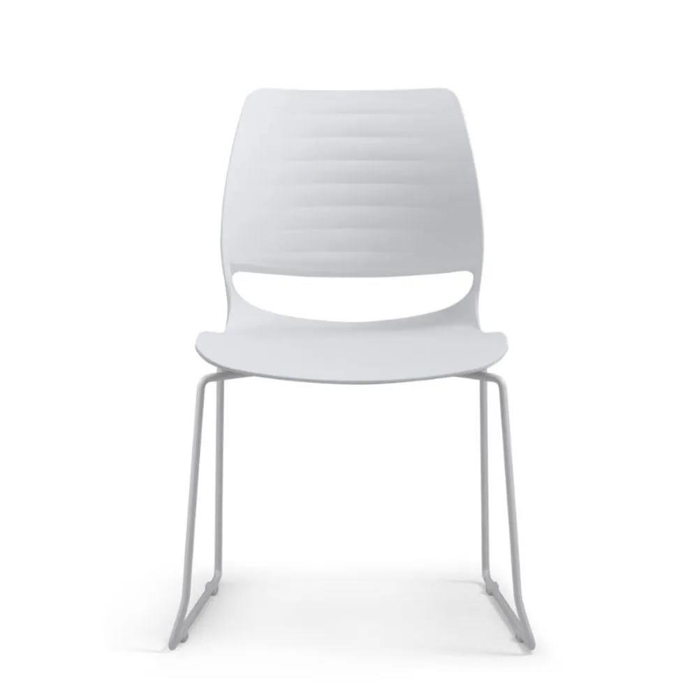 Modern Design Visitor Chair Steel Legs for Lobby, Office, Schools and Home