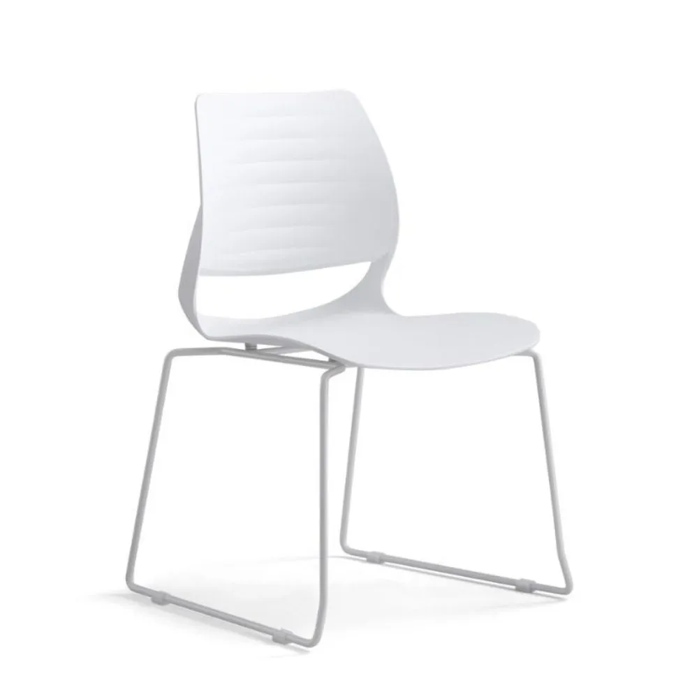 Modern Design Visitor Chair Steel Legs for Lobby, Office, Schools and Home