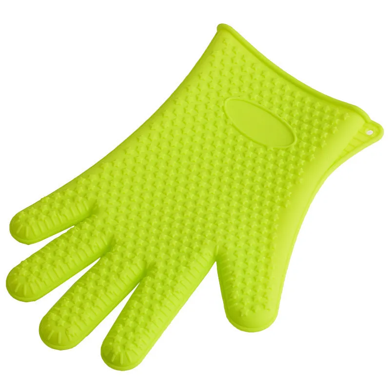 Non-slip silicone gloves microwave oven gloves tools microwave oven insulation gloves