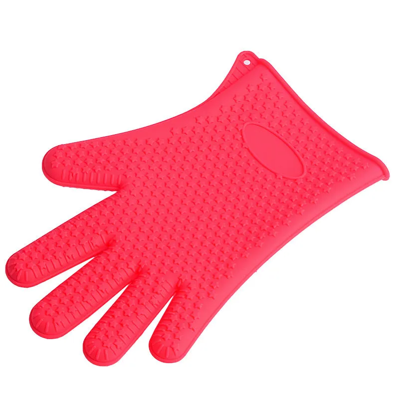 Non-slip silicone gloves microwave oven gloves tools microwave oven insulation gloves