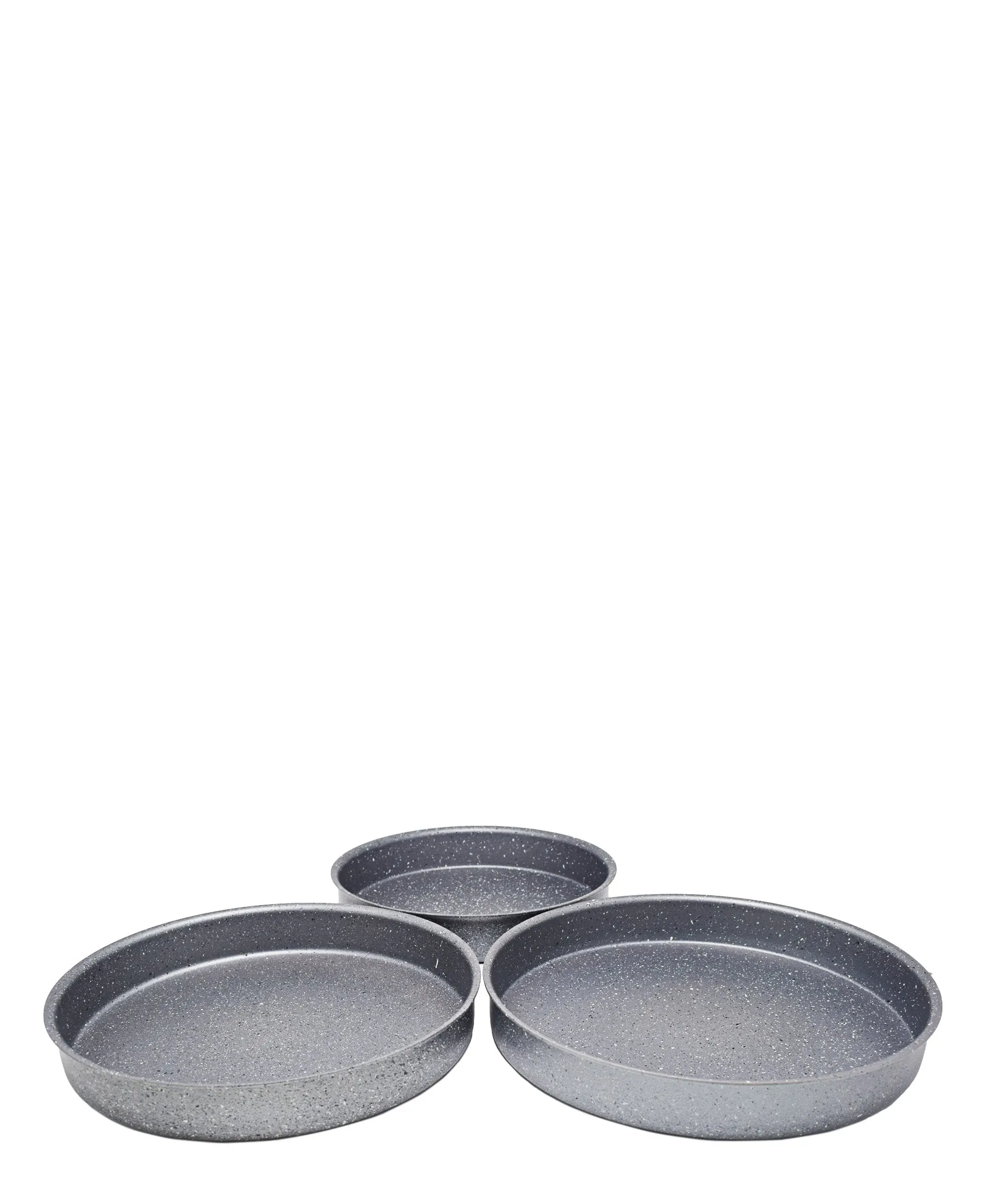 OMS 3 Piece Granite Oven Tray Set - Grey