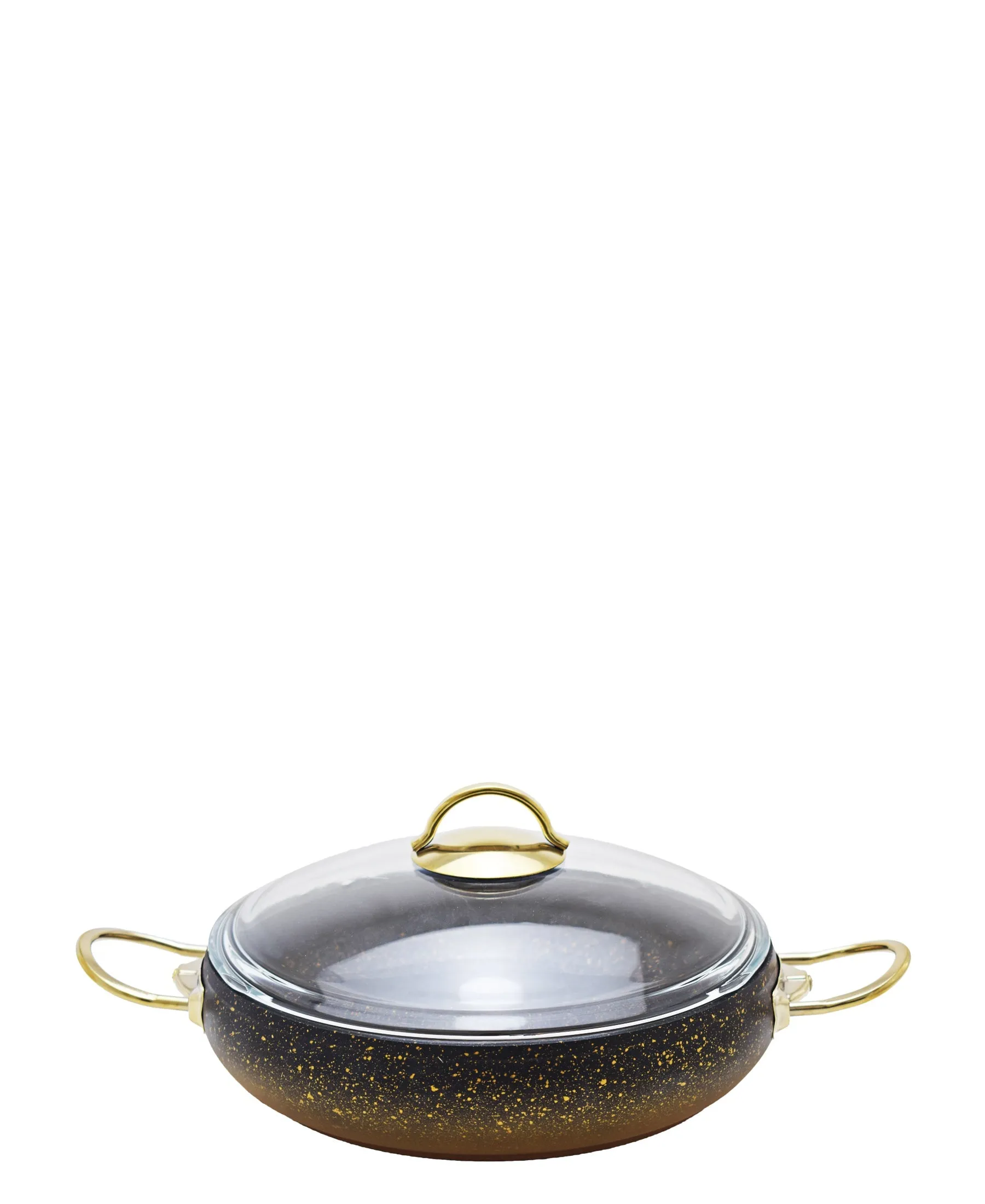 OMS Non Stick 28cm Low Casserole - Gold