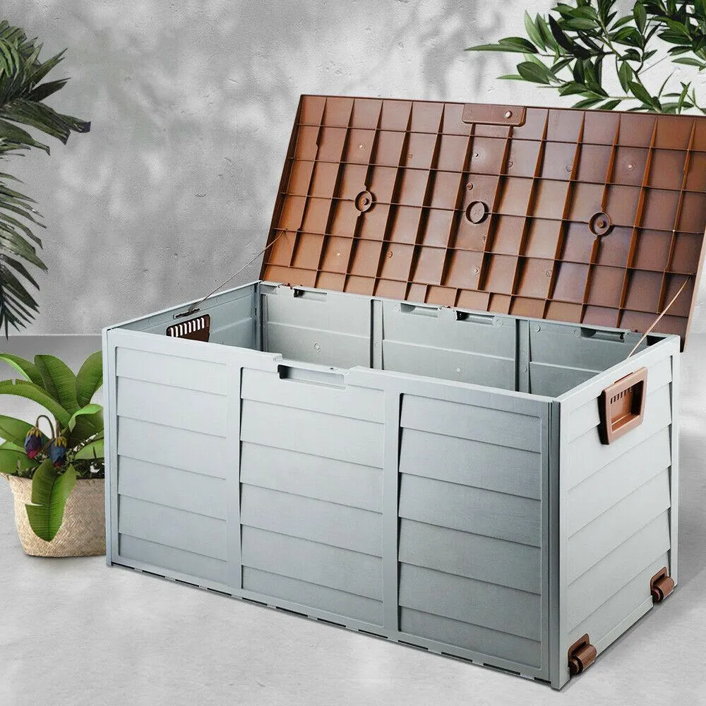 Outdoor Storage Box in Brown Colour