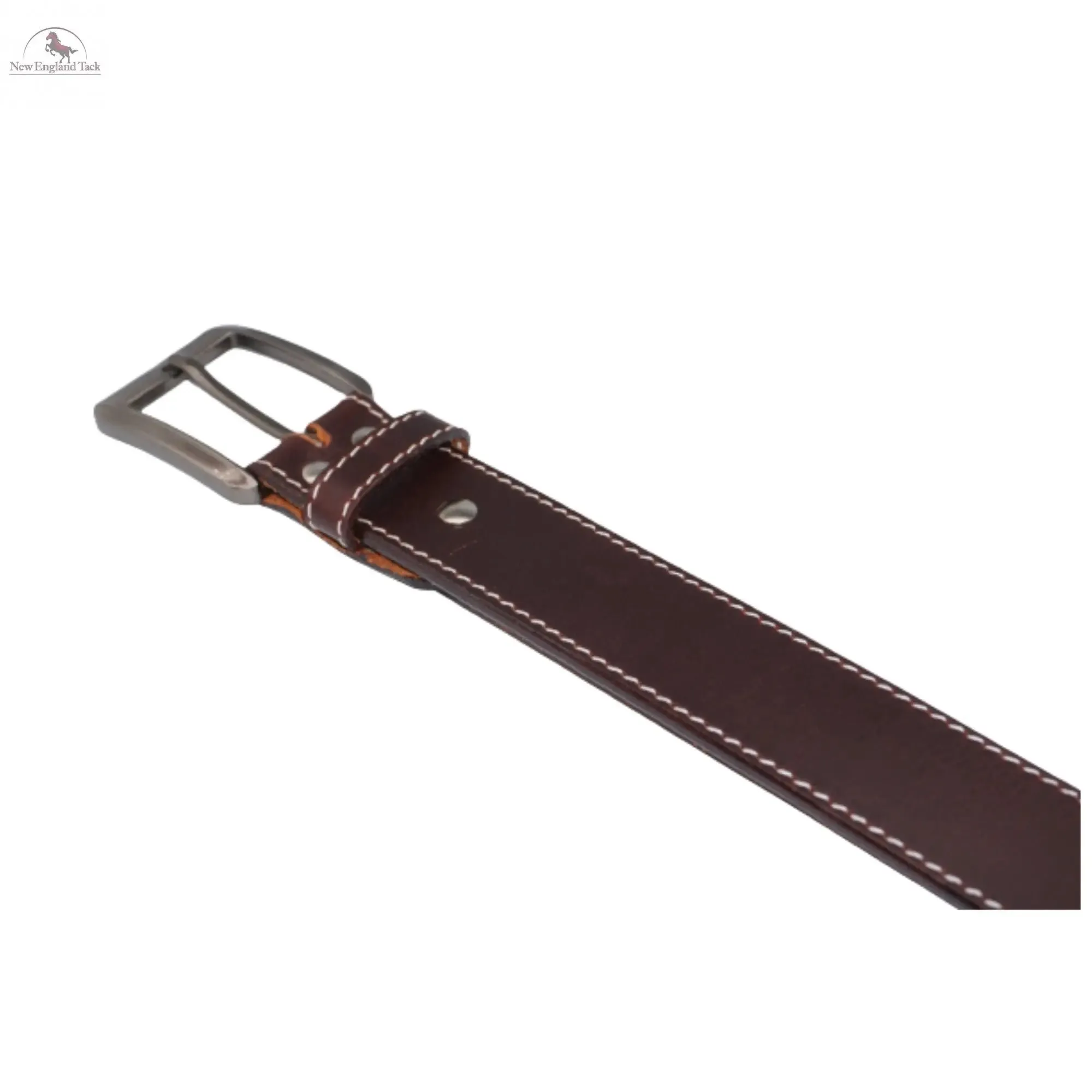 Resistance Belts - Premium Brown Heavy Duty Leather Belt for Men - Genuine Leather Belt for Work and Style