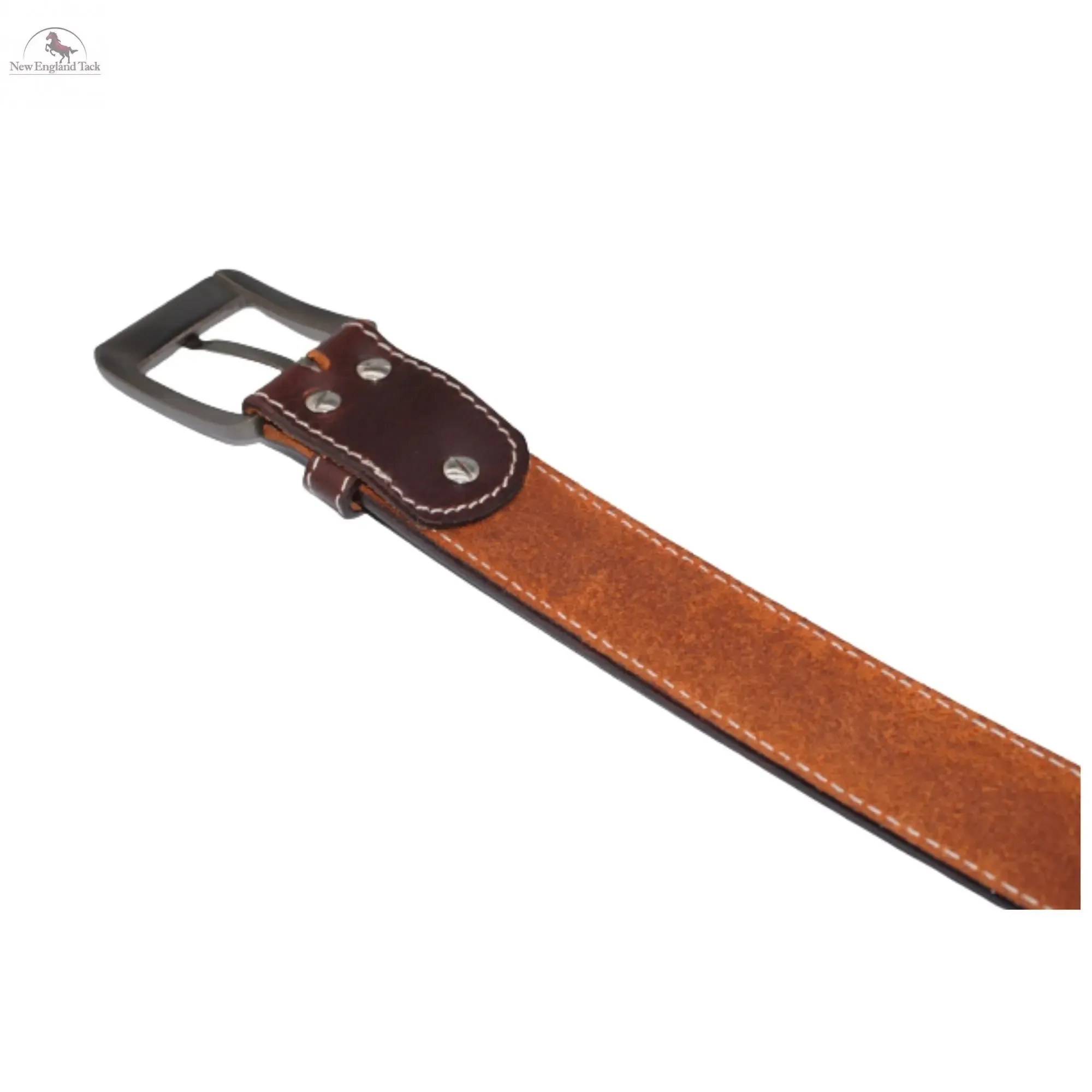 Resistance Belts - Premium Brown Heavy Duty Leather Belt for Men - Genuine Leather Belt for Work and Style