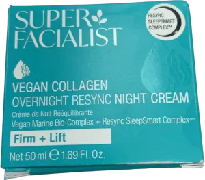 Super Facialist Vegan Collagen Overnight Resync Night Cream Firm   Lift 50ml