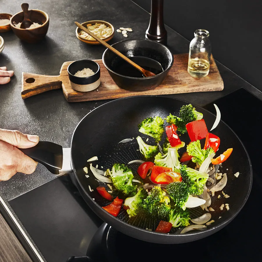 Tefal Unlimited Non-Stick Induction Triple Pack Cookware Set - Frypan 24cm, Frypan 28cm, Wok 28cm