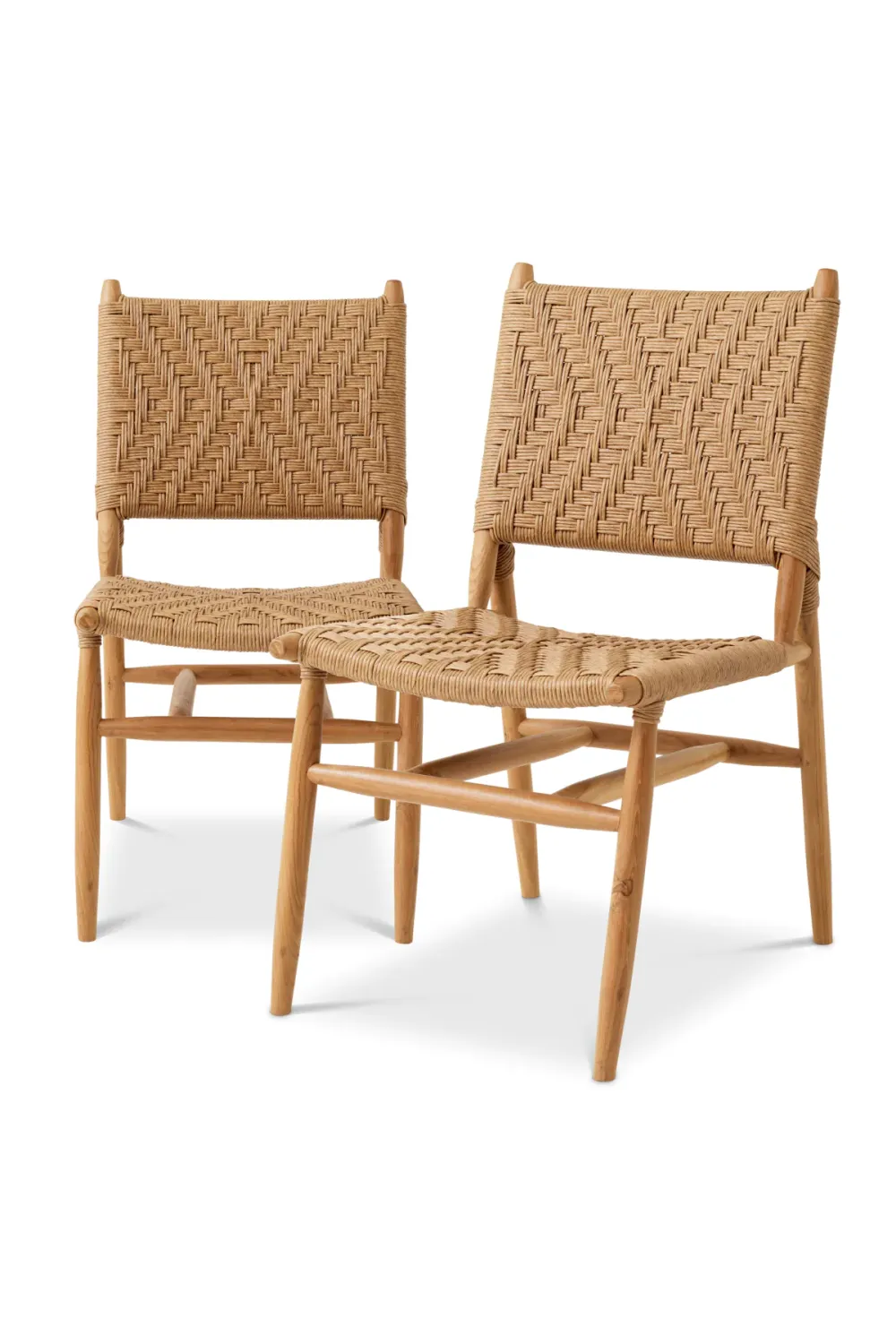 Weave Outdoor Dining Chair Set (2) | Eichholtz Laroc