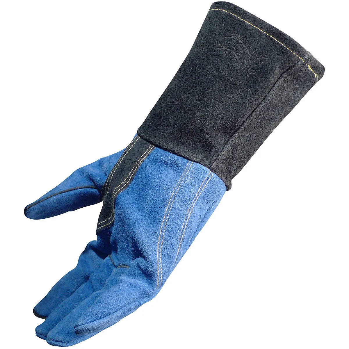 Welding Gloves- PIP Caiman® Premium Split Cowhide MIG/Stick Welder's Glove with Fleece Lining, GP1507