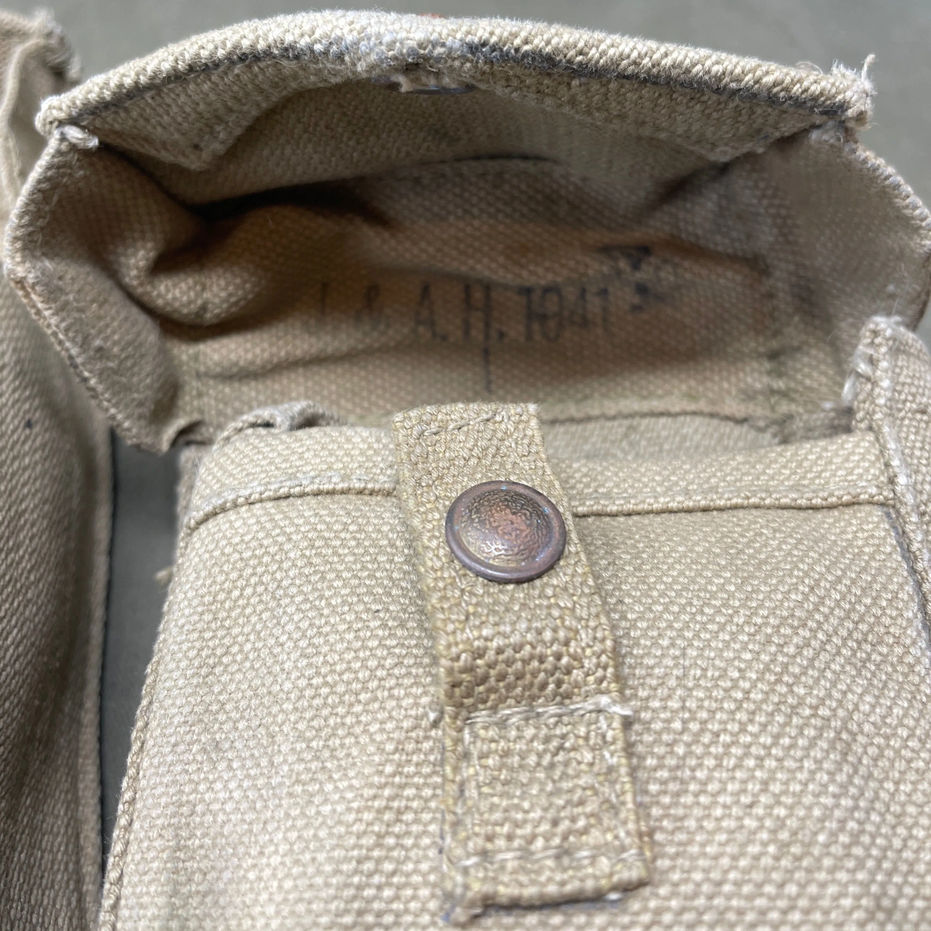 WW2 Dated British 1937 Pattern Ammunition Pouches